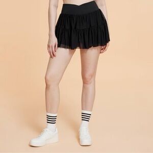 Blogilates Women’s Ballerina Skort - Black Size Extra Small NWT